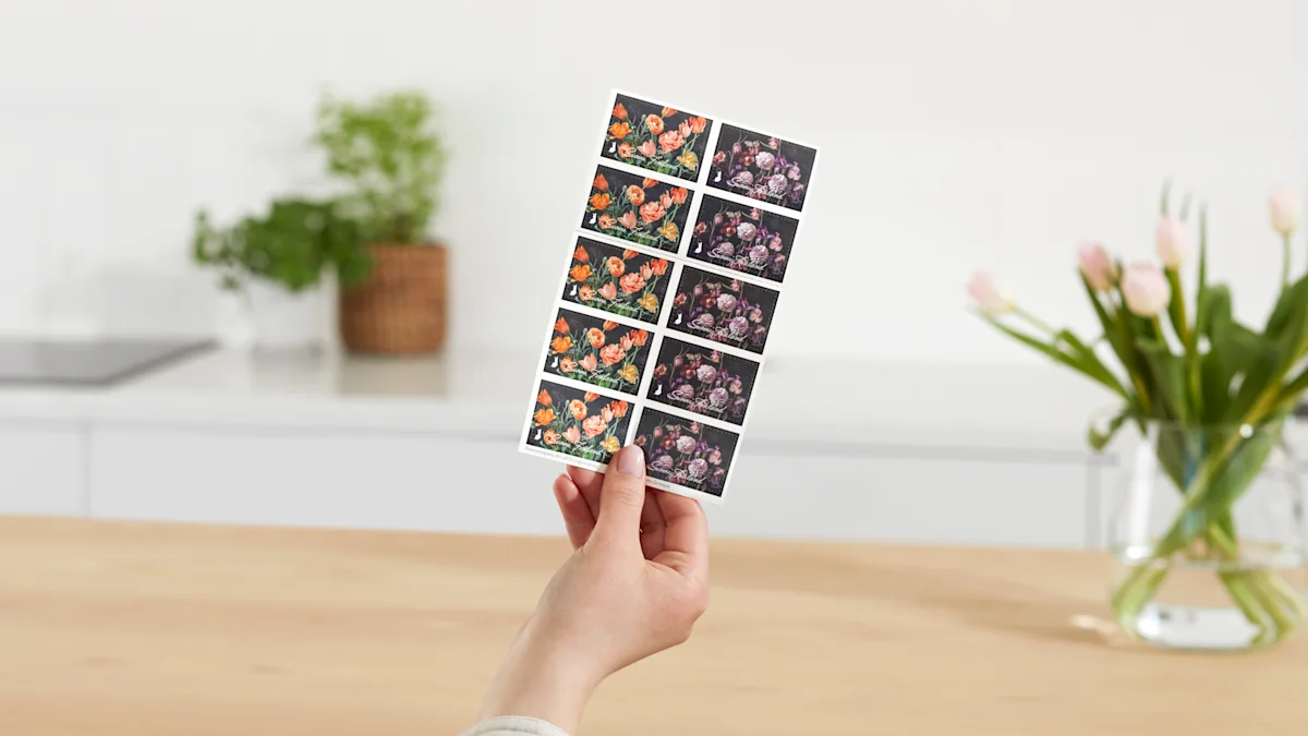 Floral stamps.
