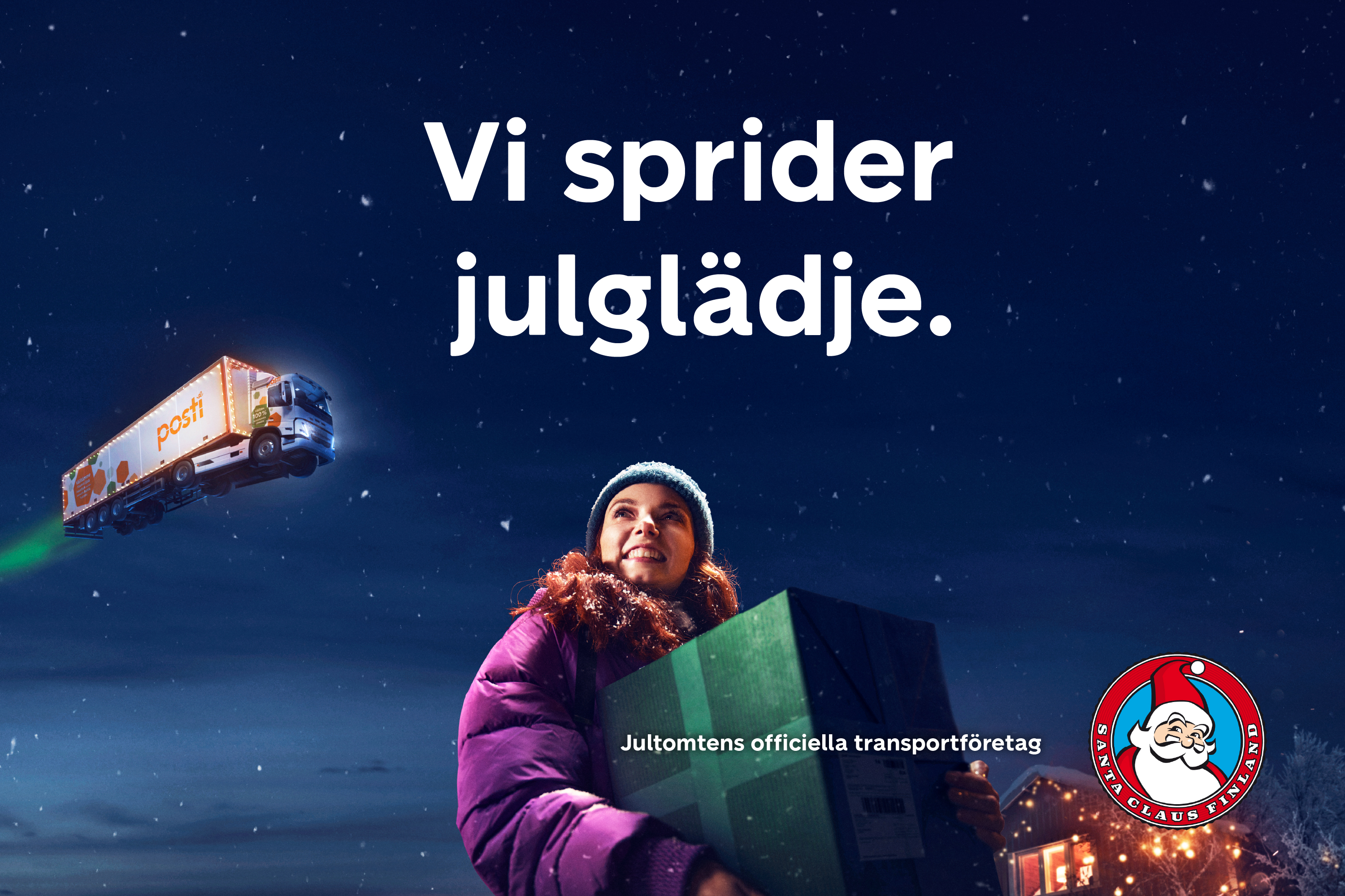 Vi sprider julglädje som Jultomtens officiella transportpartner