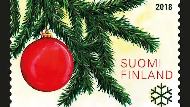 Christmastime stamp