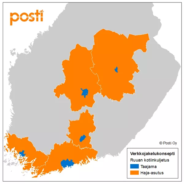 delivery areas map