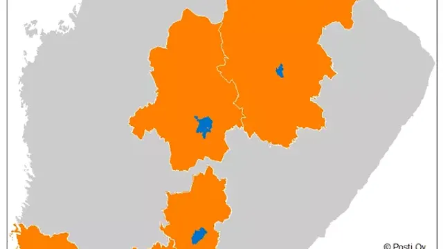 delivery areas map