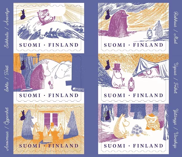 Moomin stamps