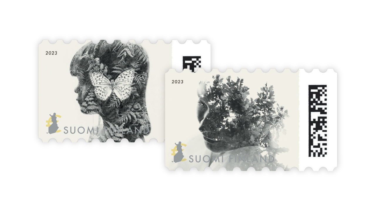 Humans and nature in Christoffer Relander’s art stamps