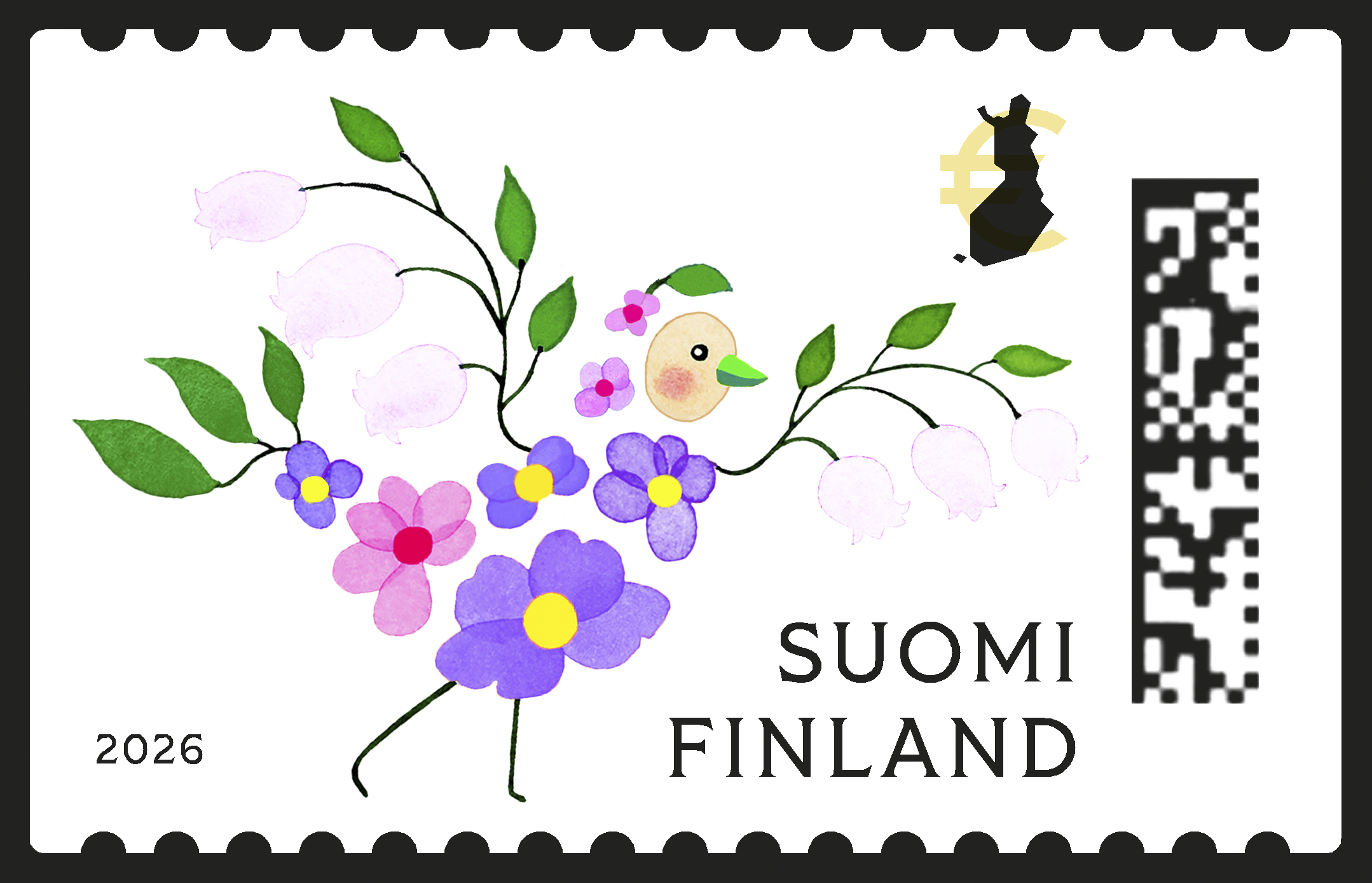 In May, Posti will issue stamps for Europe,  Pride and springtime congratulations