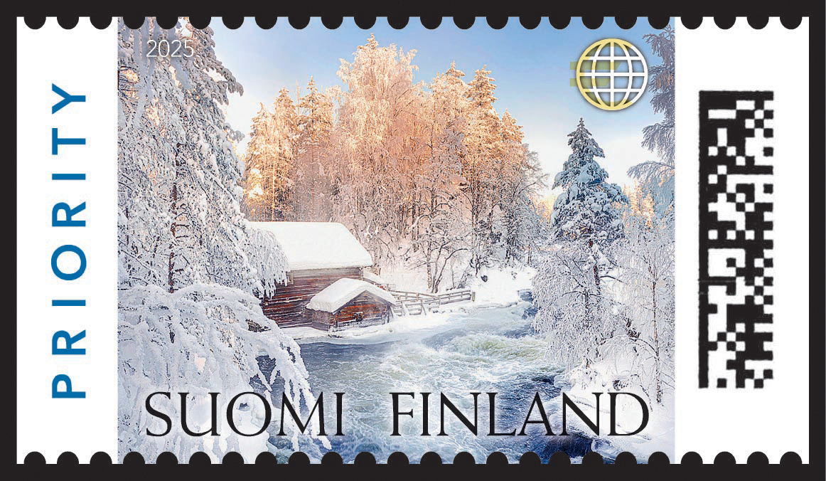 Winter Rapids voted the most beautiful stamp of the year