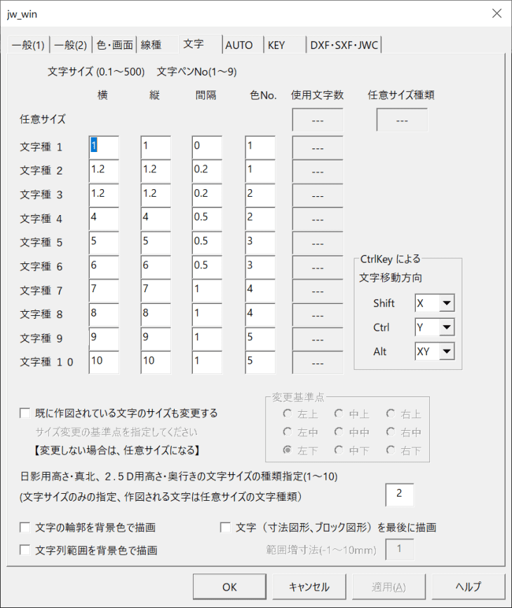 Jw_cad の基本設定と設定の保存方法を徹底解説 - DARE ブログ