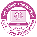 The Princeton Review Best Online JD Programs Logo