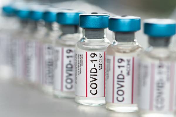 Vials of the COVID-19 vaccine.