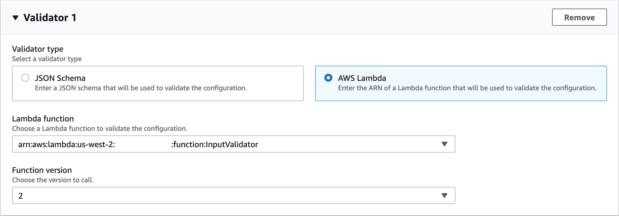 AppConfig Validator