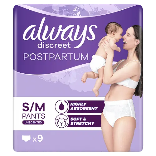 Always Discreet Postpartum Disposable Pants
