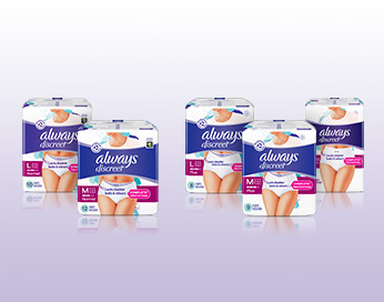 Incontinence pants by Always Discreet