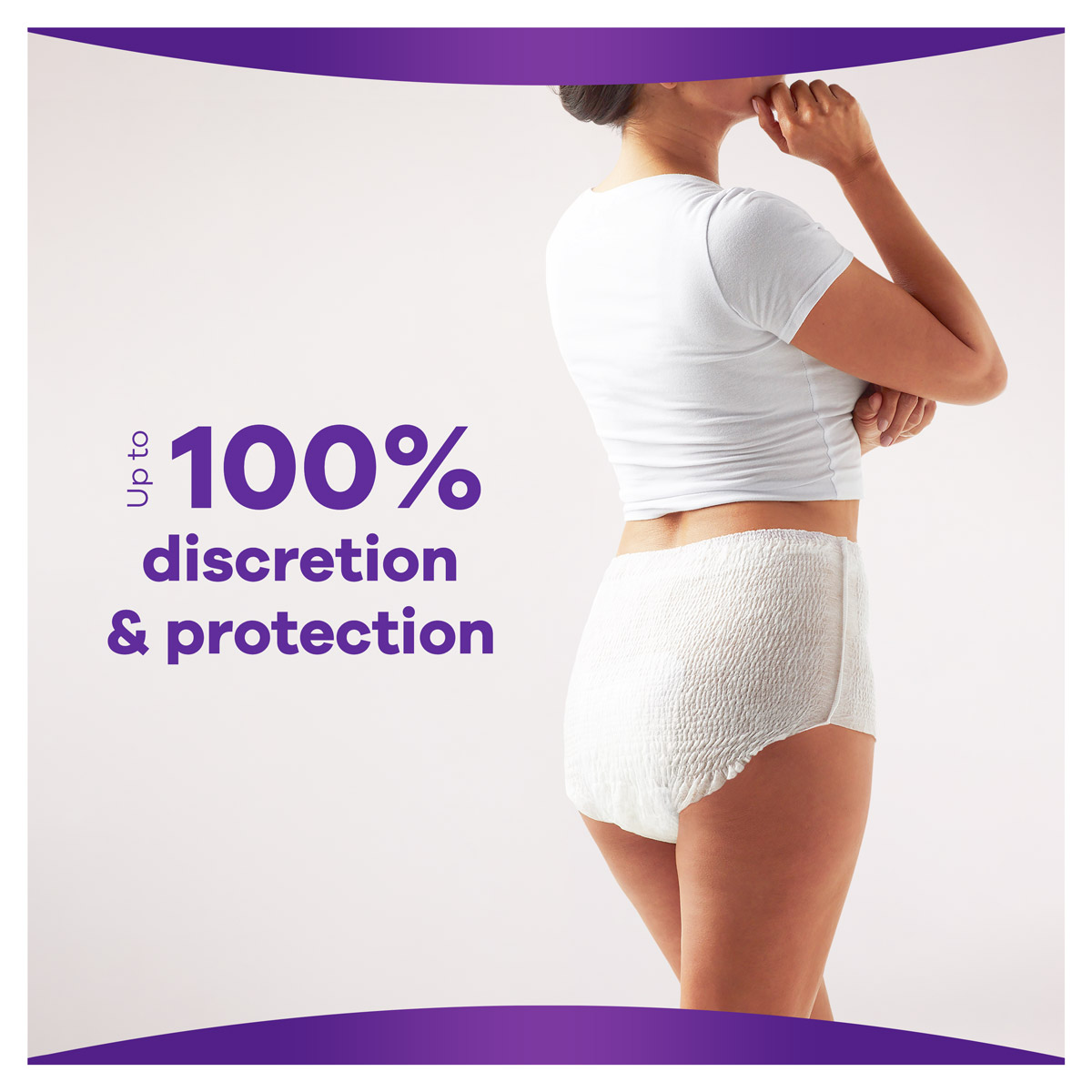 Always Discreet Adult Postpartum Incontinence Underwear for Women