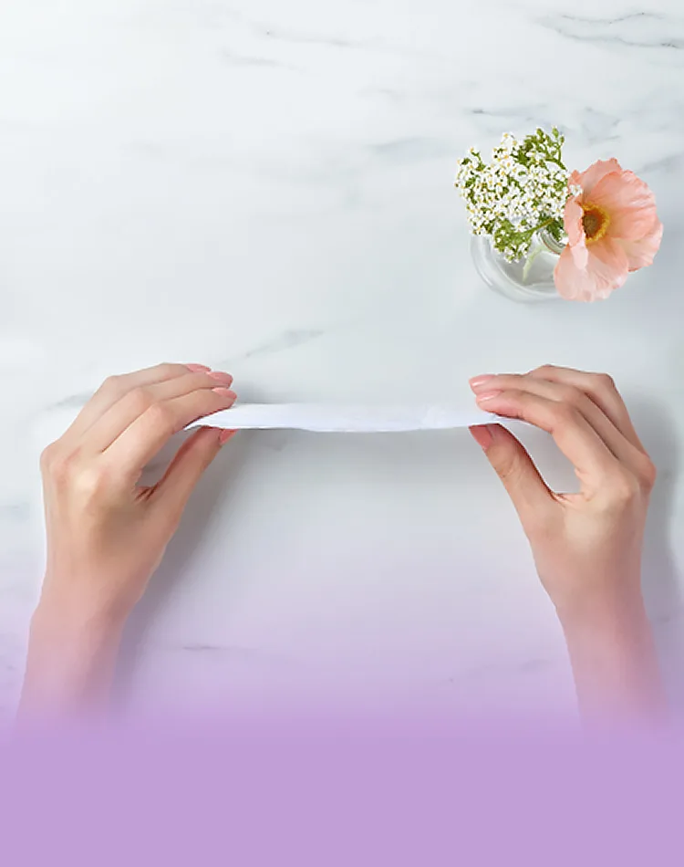Our incontinence liners are super thin and flexible