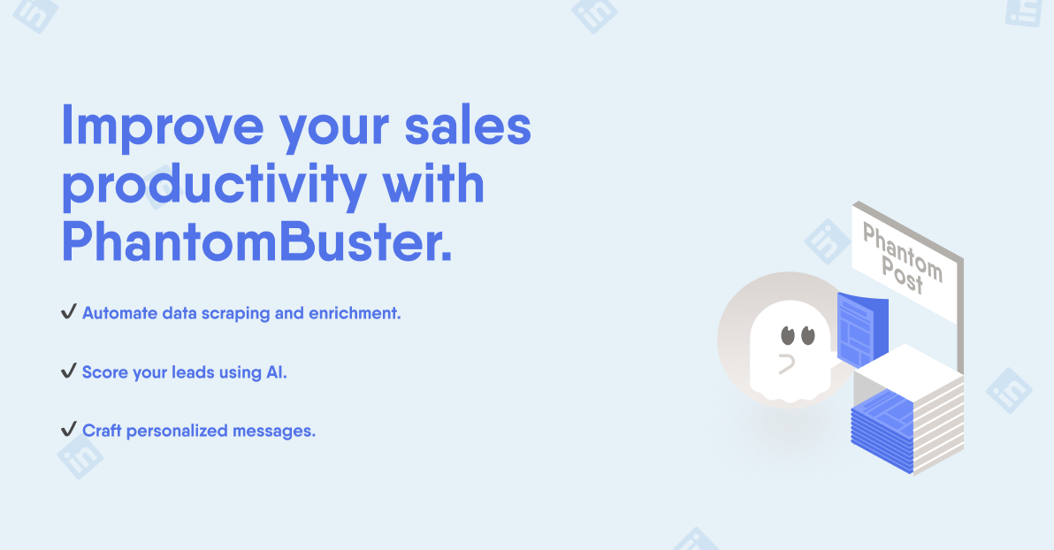 improve your sales productivity with phantombuster banner