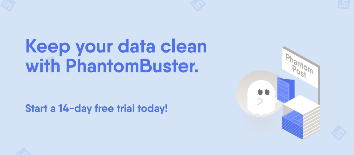 keep your data clean with phantombuster banner