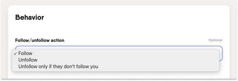 twitter auto follow unfollow behavior