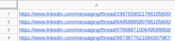 linkedin threads urls