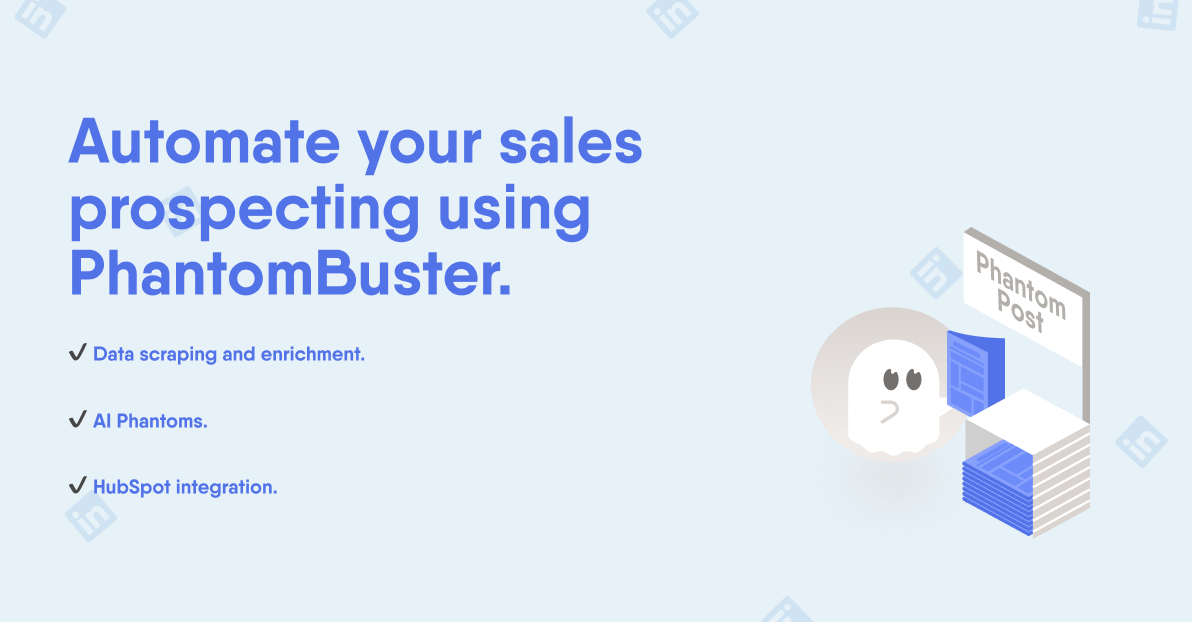 automate your sales prospecting using phantombuster banner