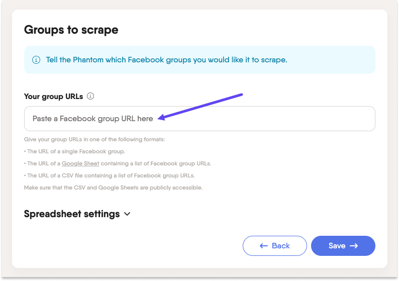 How to export Facebook group members to a CSV file in 2022 PhantomBuster