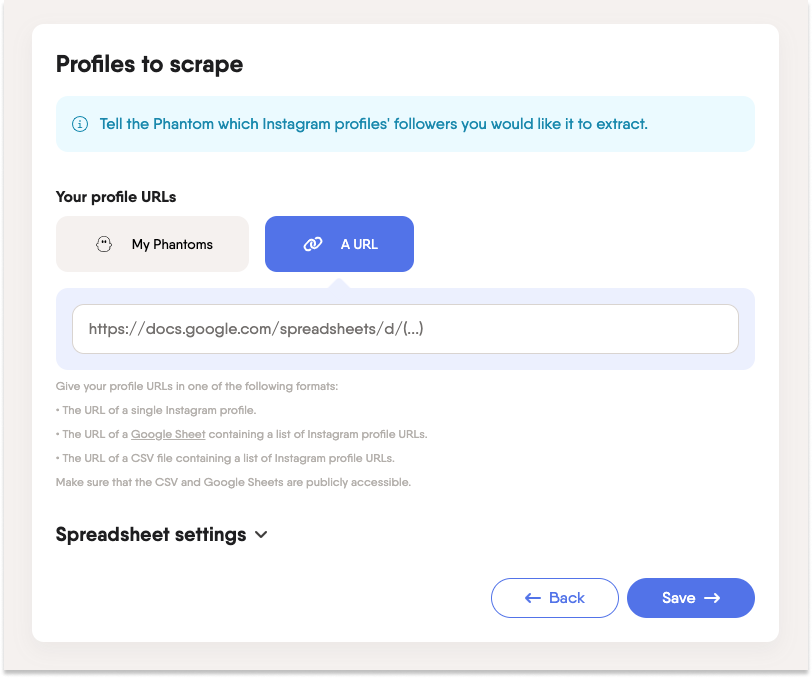 How to export Instagram followers to Excel or a spreadsheet PhantomBuster