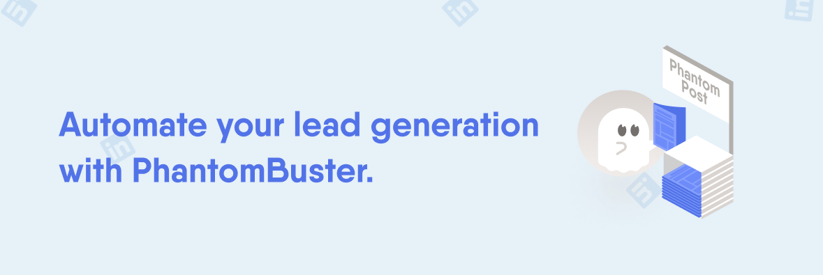 automate your lead generation with phantombuster banner