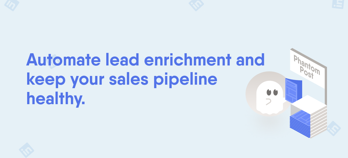 sales pipeline health lead enrichment banner