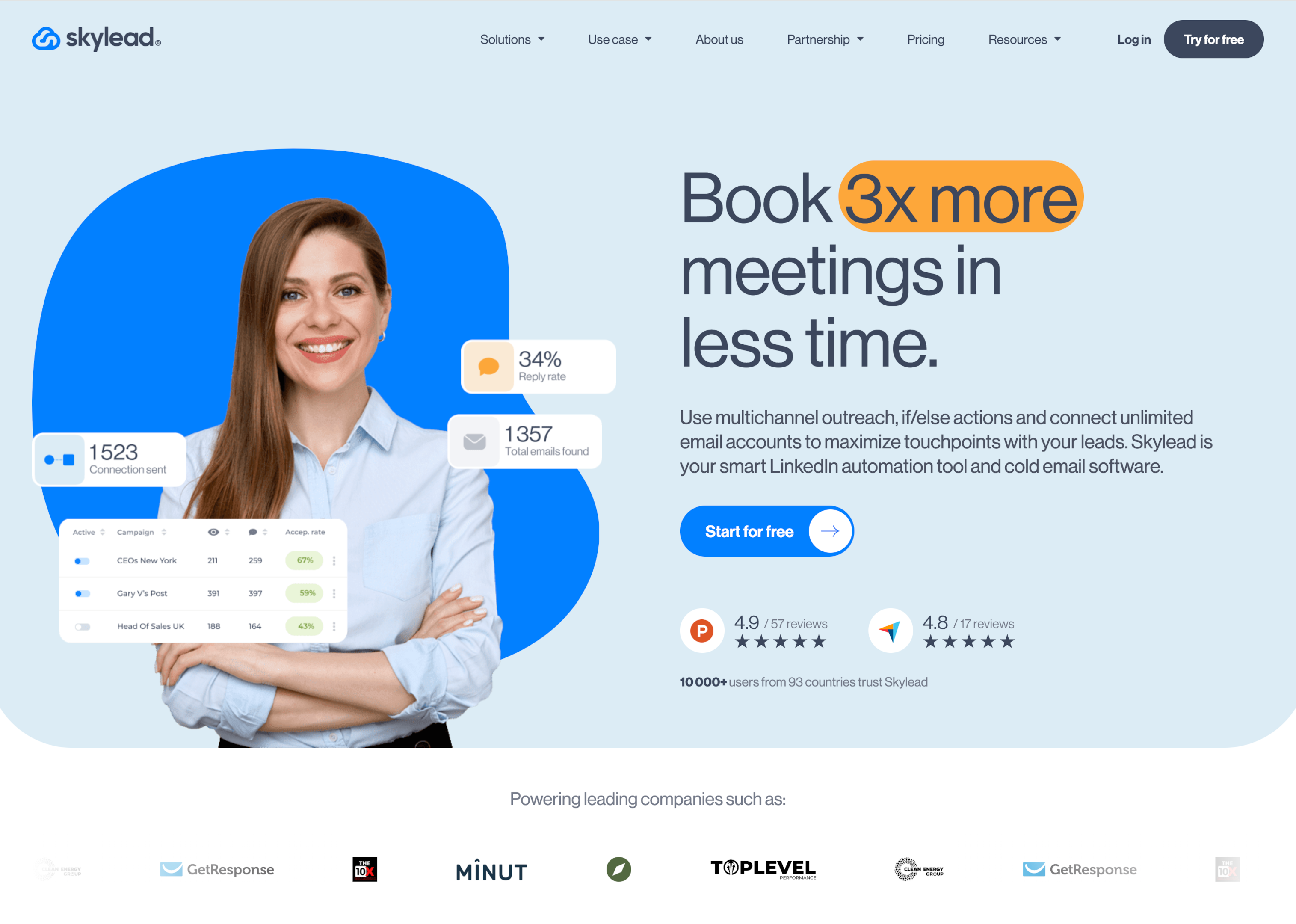 skylead website