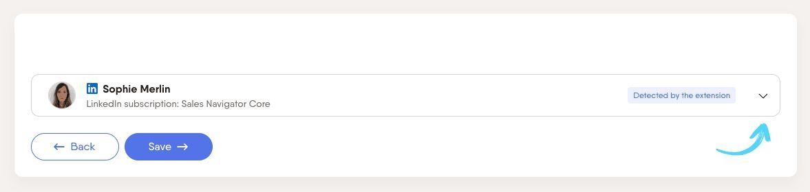 cb connect to sales navigator step