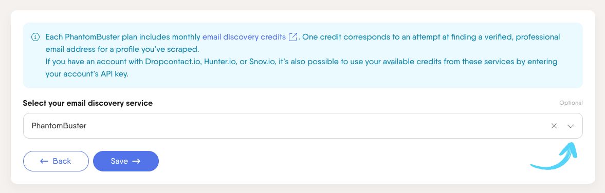 cb email discovery step