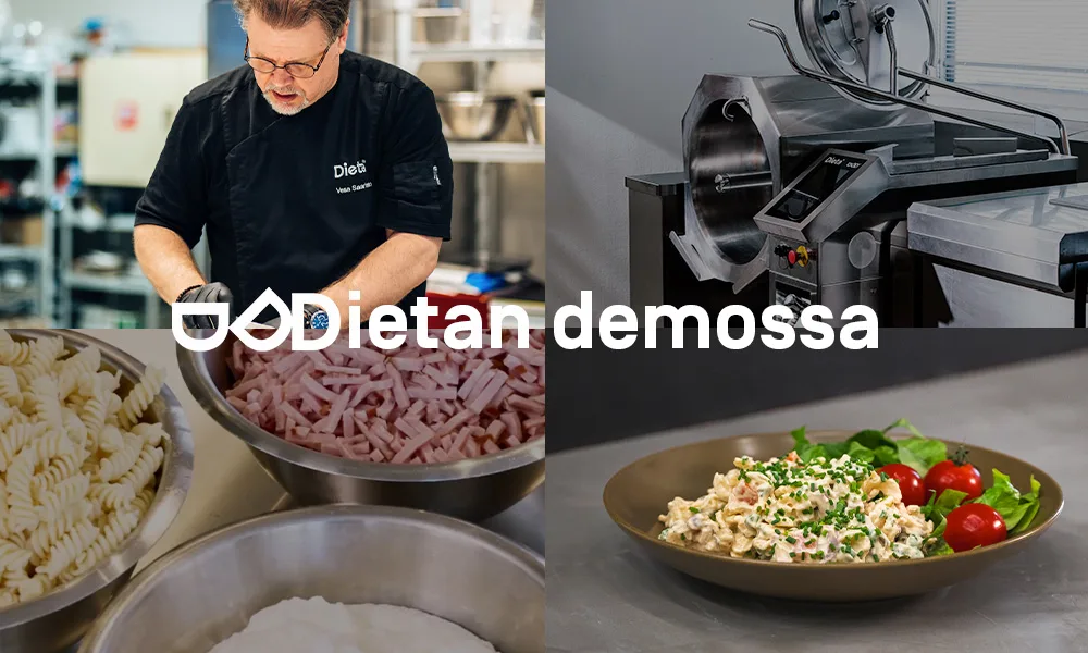 Laitteesta lautaselle – kermainen pastasalaatti 