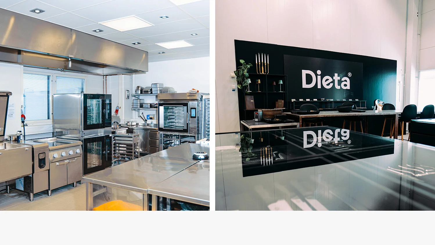 Demokeittiö ja showroom