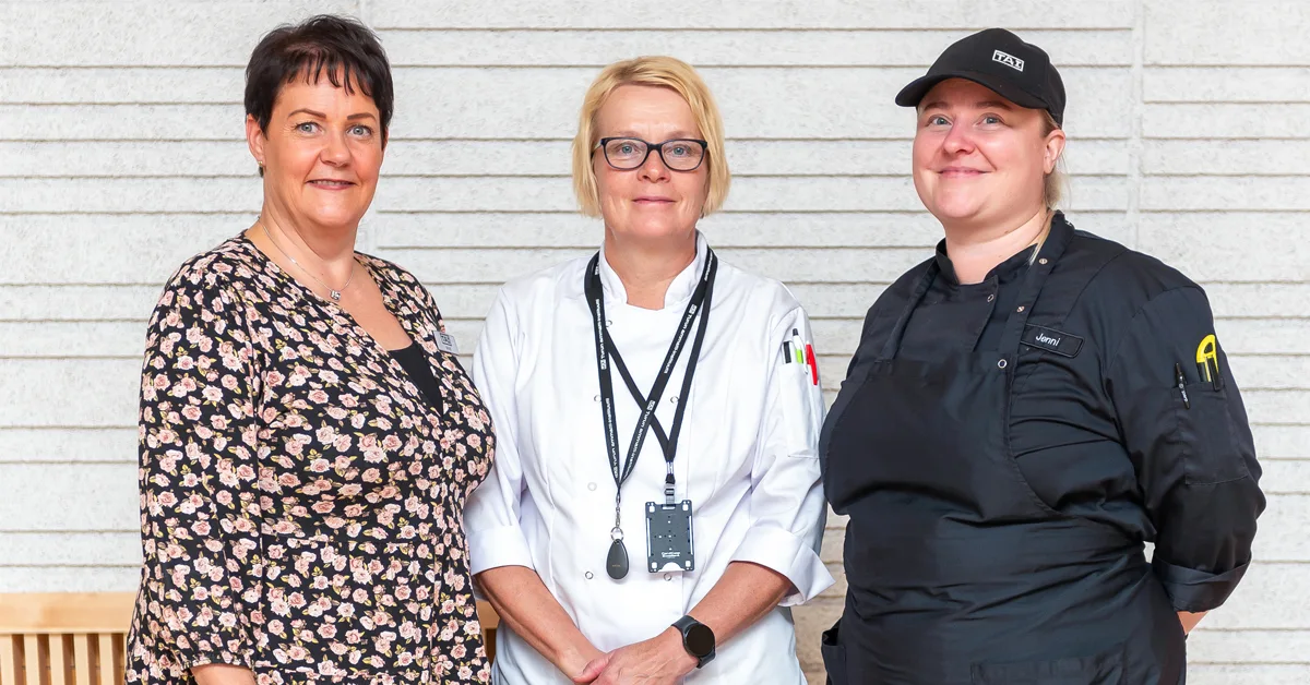 Kuvassa Mari Jämsen, Sari Jokela ja Jenni Kaukonen. Kuva: Mika Tähkäpää