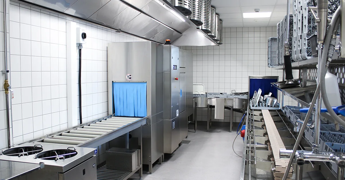 MEIKO:n ympäristöystävällinen astianpesukone pitää huolta puhtaudesta. 