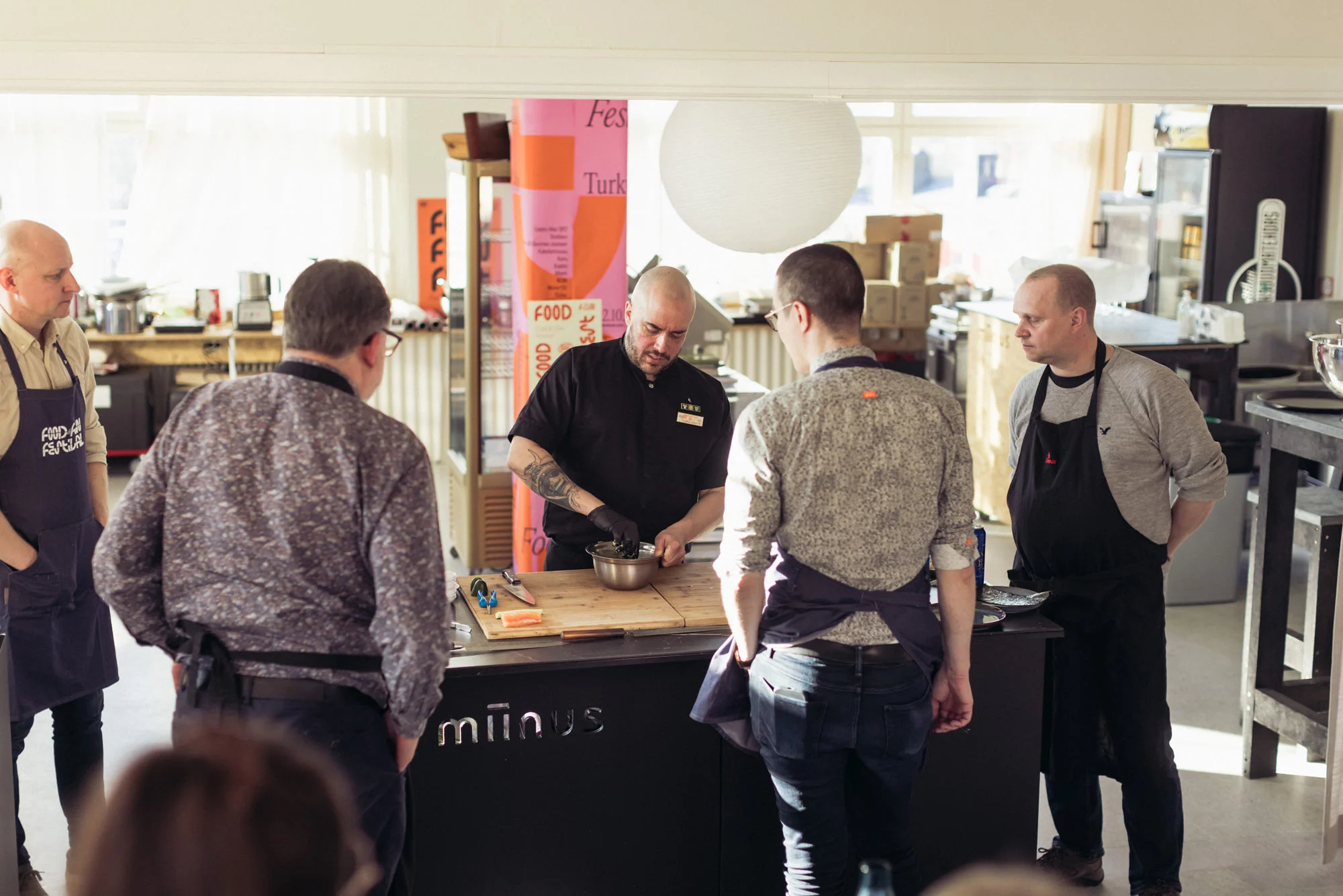 Sustainable cooking at Turku Event Kitchen with Relife