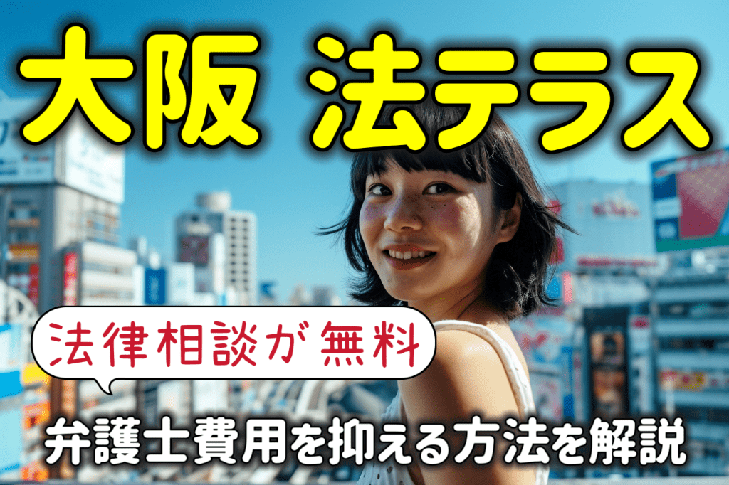 大阪の法テラスなら法律相談が無料！弁護士費用を抑える方法を解説 | マチベン