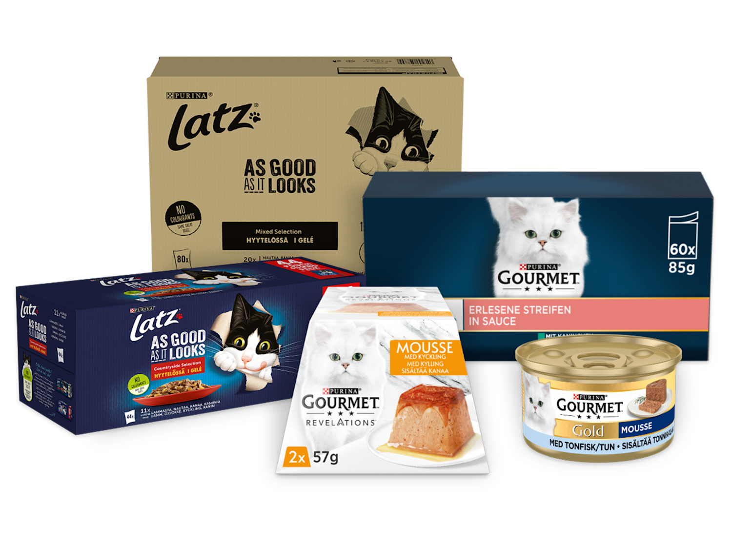 Latz og Gourmet Kattemat