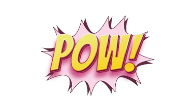 BRAND LOGO/POW!