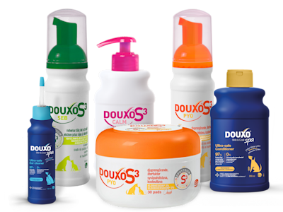 Douxo-shampoot ja hoitoaineet