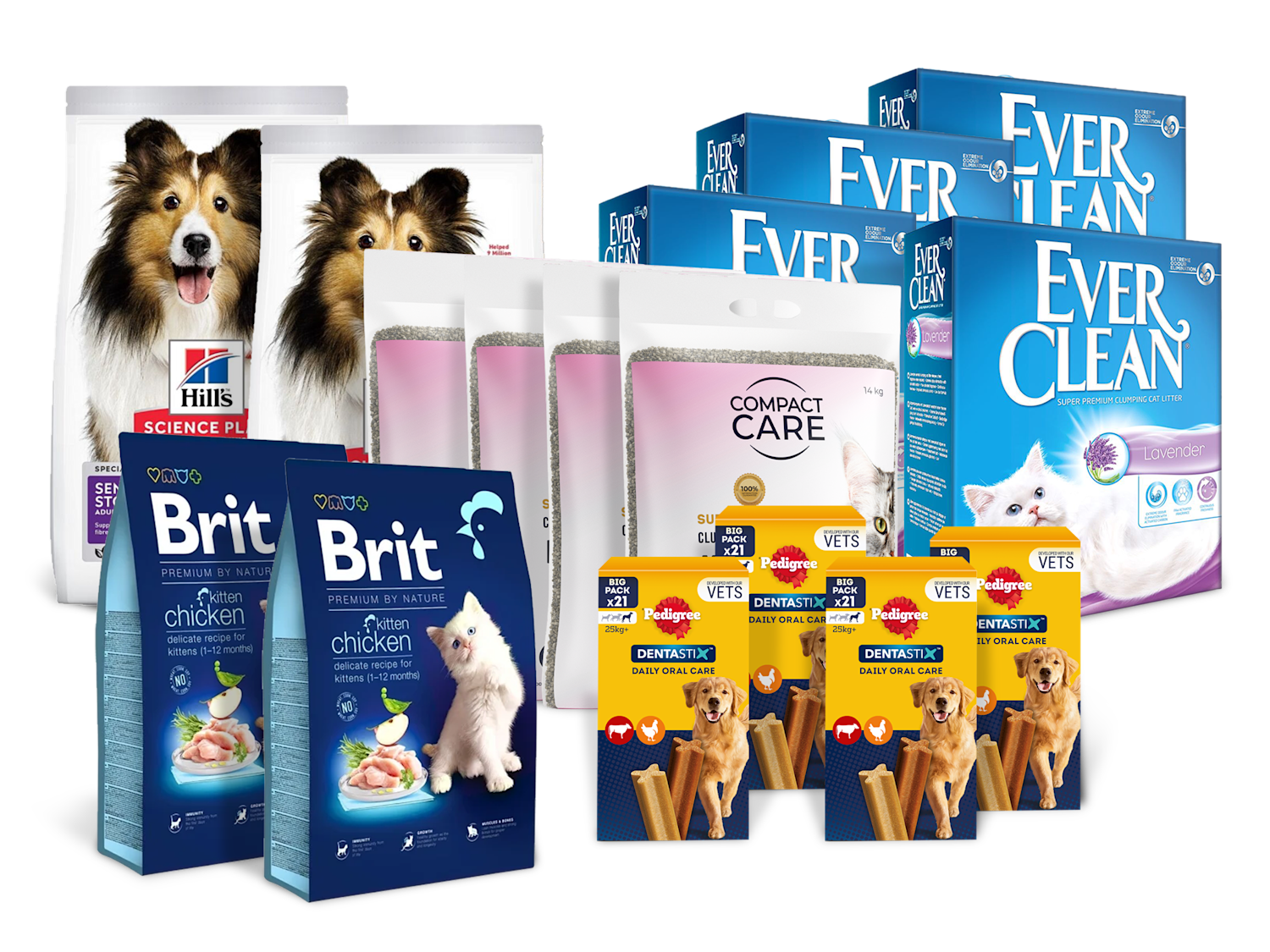 Compact Care Multicat Babypowder 4 x 14 kg