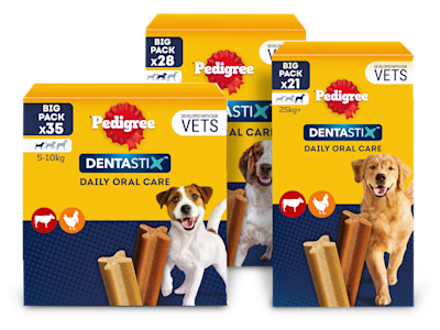 forpakning pedigree dentastix