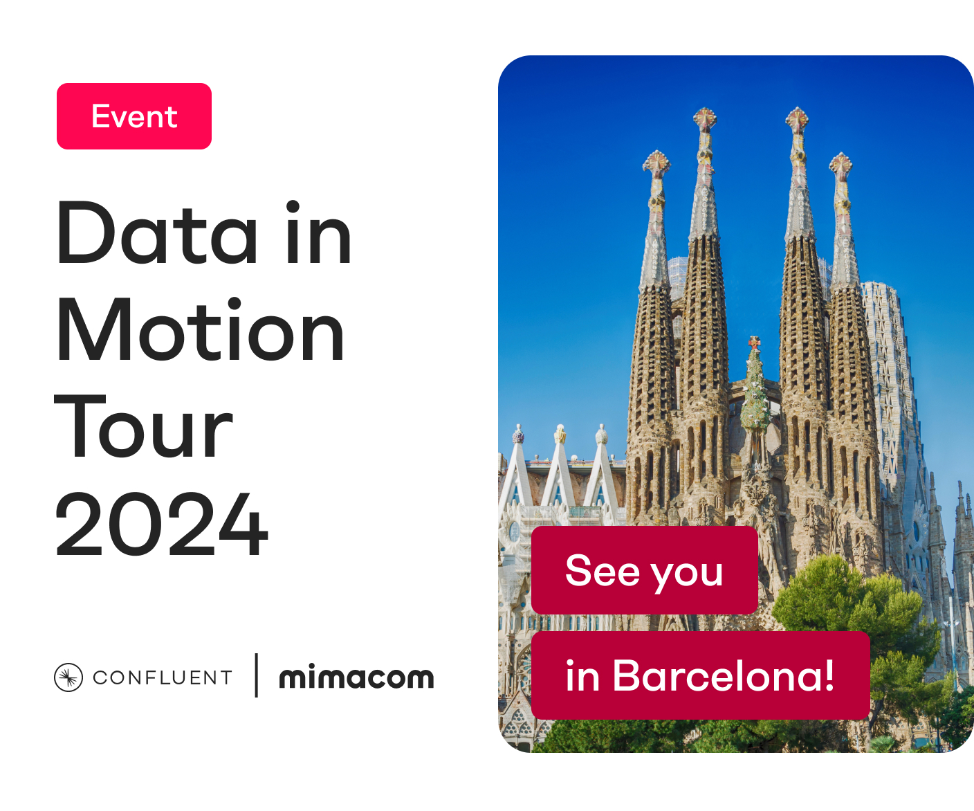 Mimacom será Gold Sponsor en Data in Motion 2024 en Barcelona.