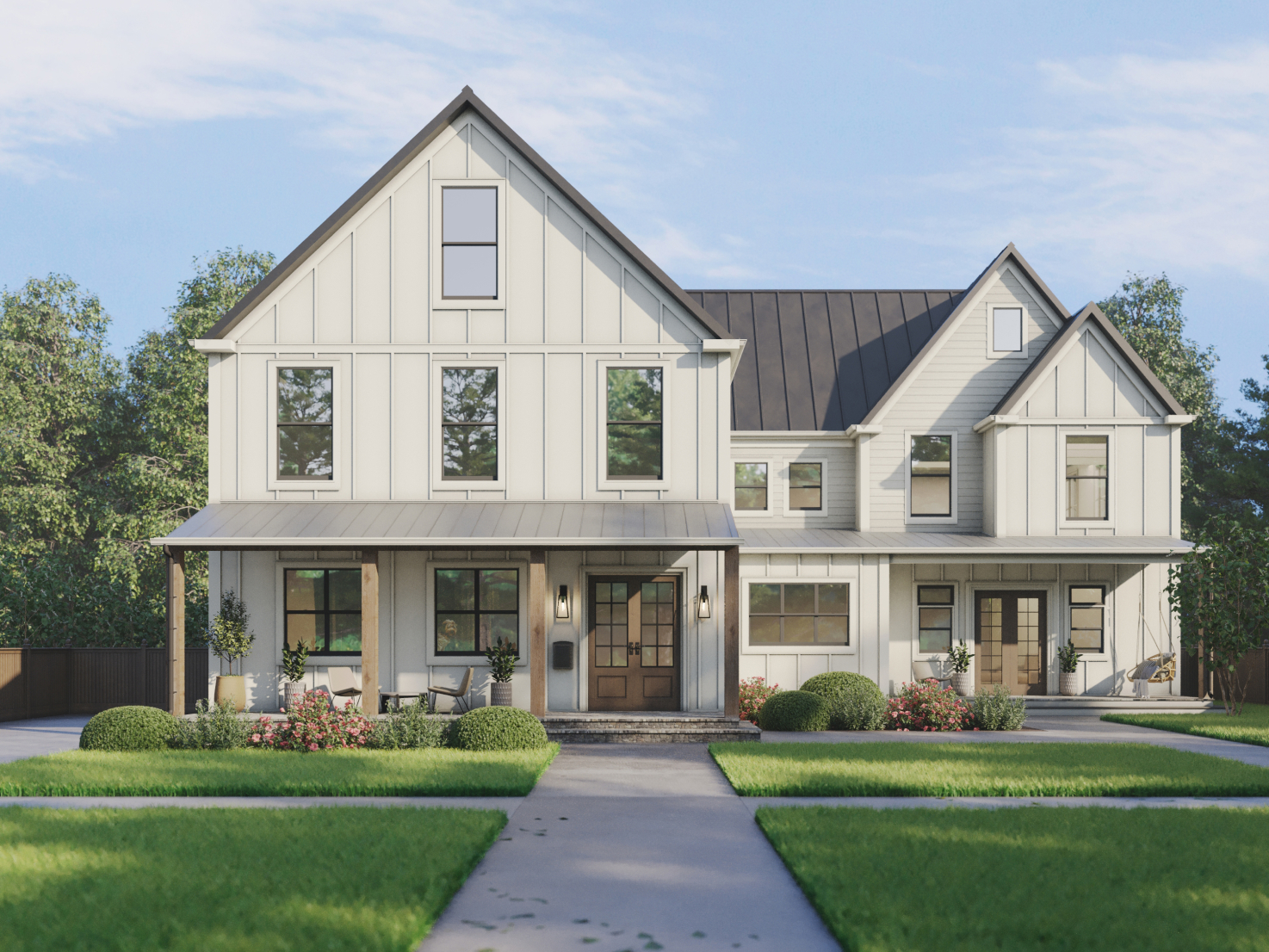 Modern Farmhouse Architecture and Siding Ideas | James Hardie, image size:1474x1106
