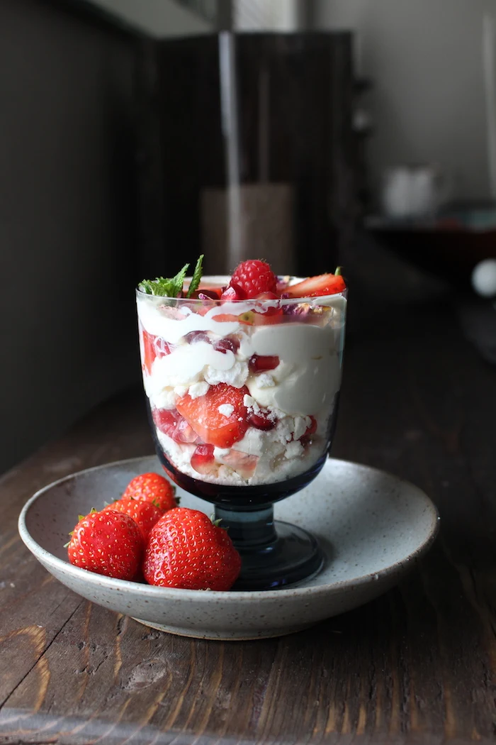Pomegranate & Rose Eton Mess