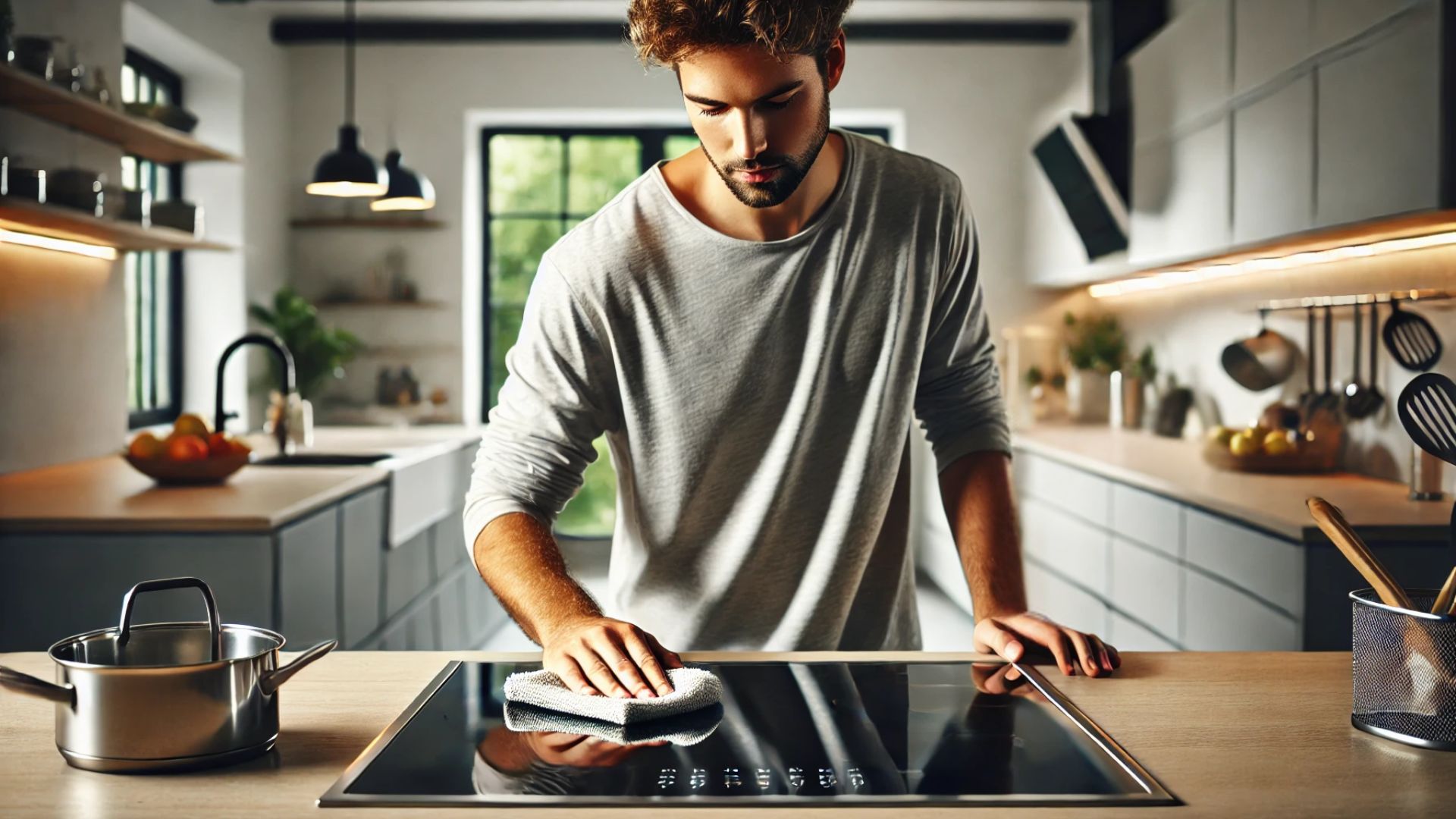 How does an induction cooktop work_cleaning