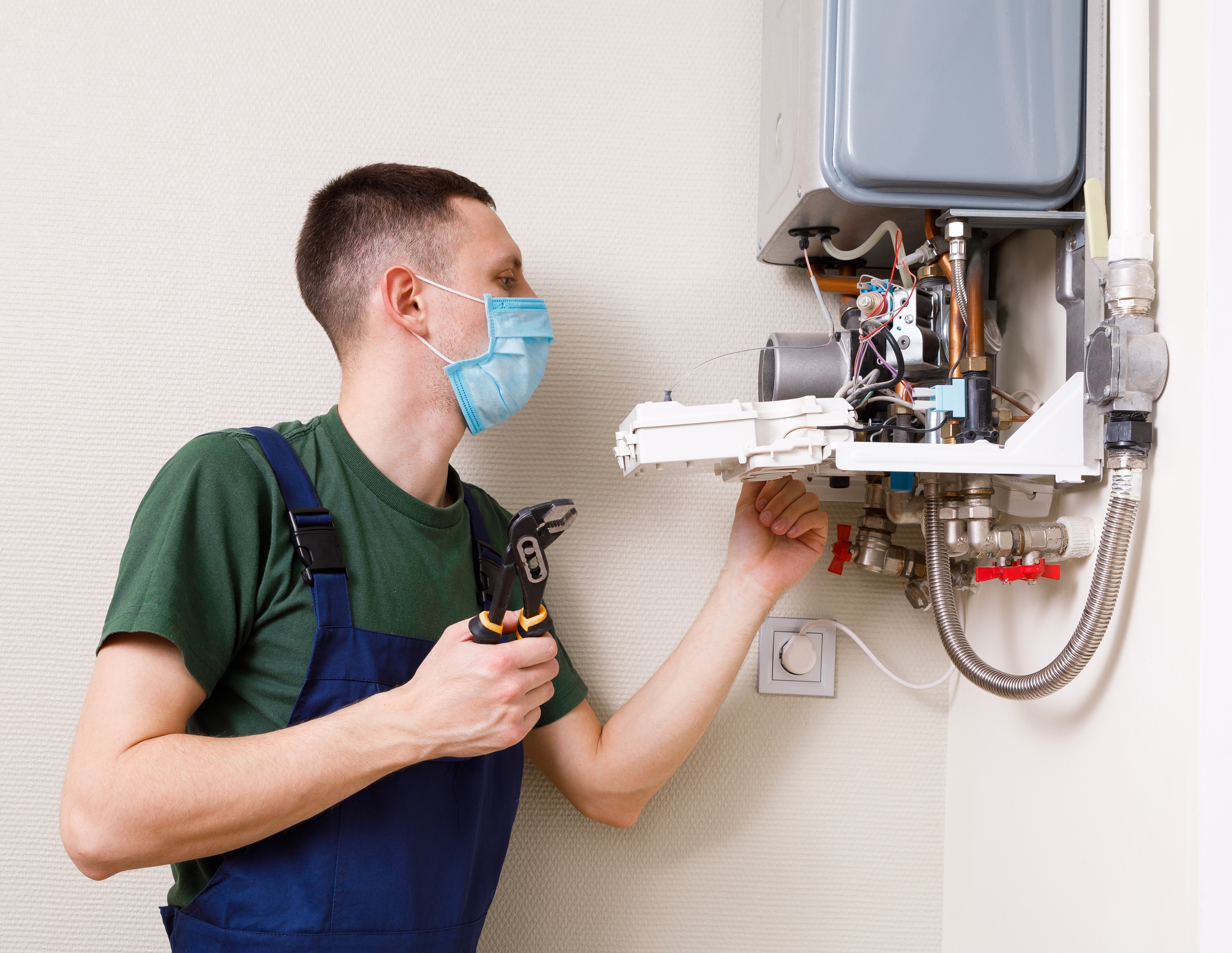 How to clean a boiler image