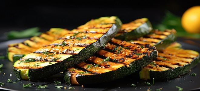 Image of grilled squash with dry rub