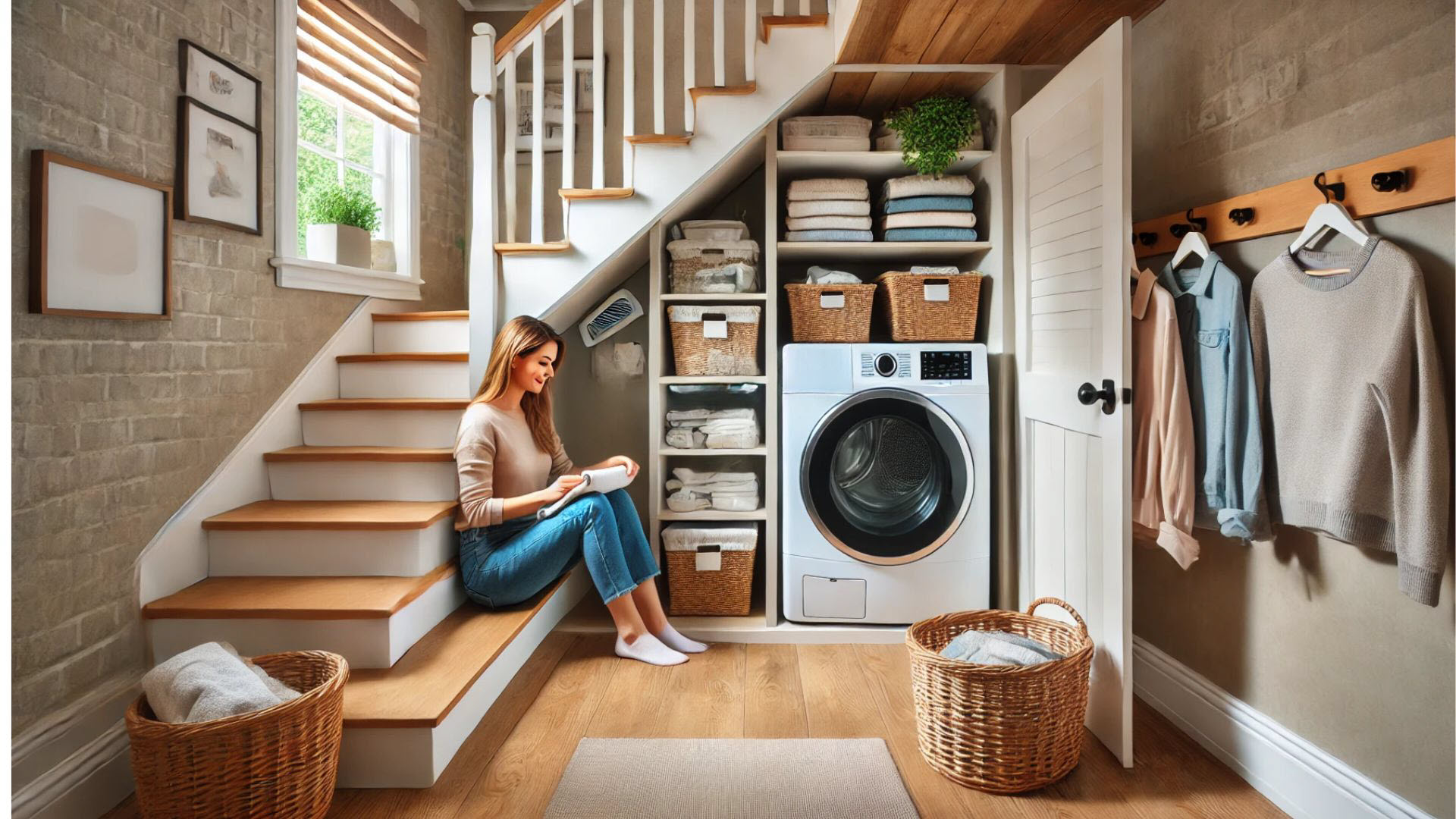 How does a ventless dryer work_under stairs