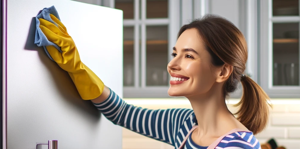 Cleaning and maintaining the fridge image