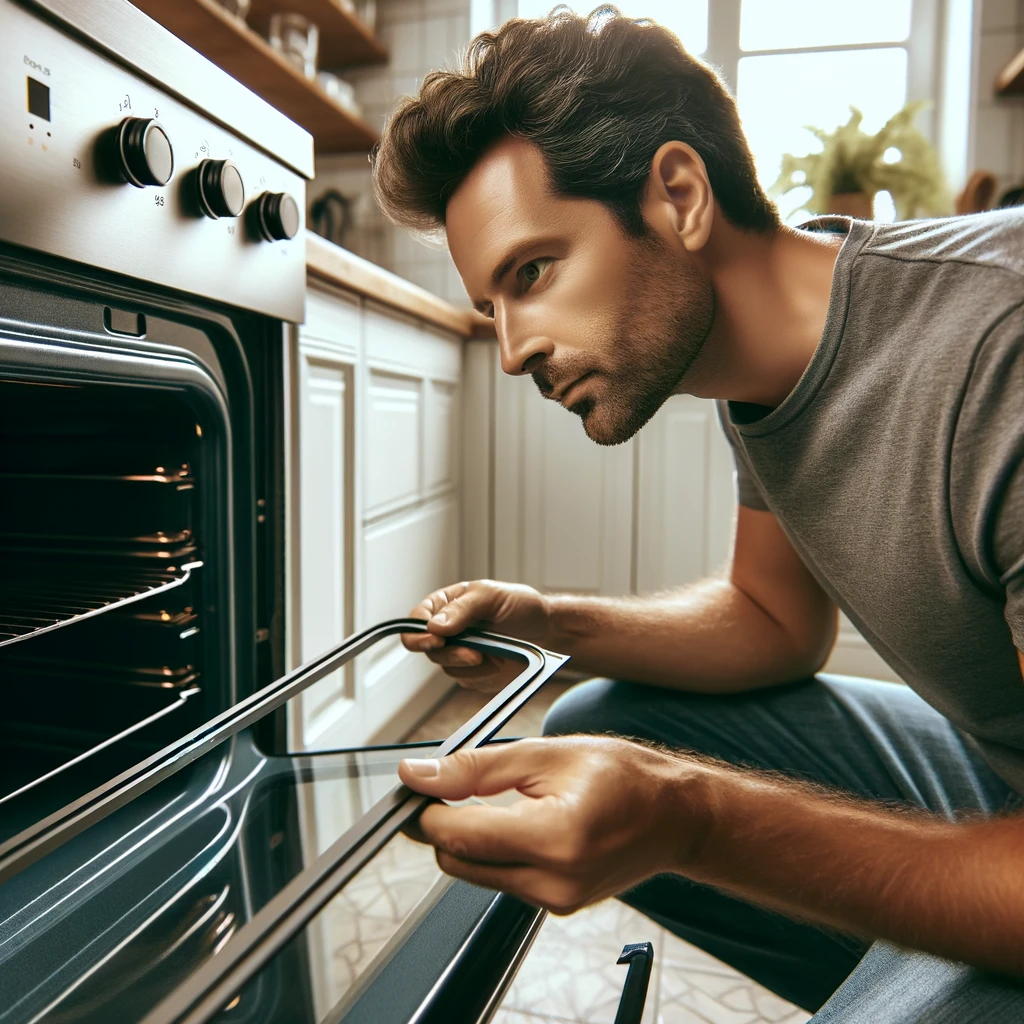 Why your oven door wont close_inspecting door gasket