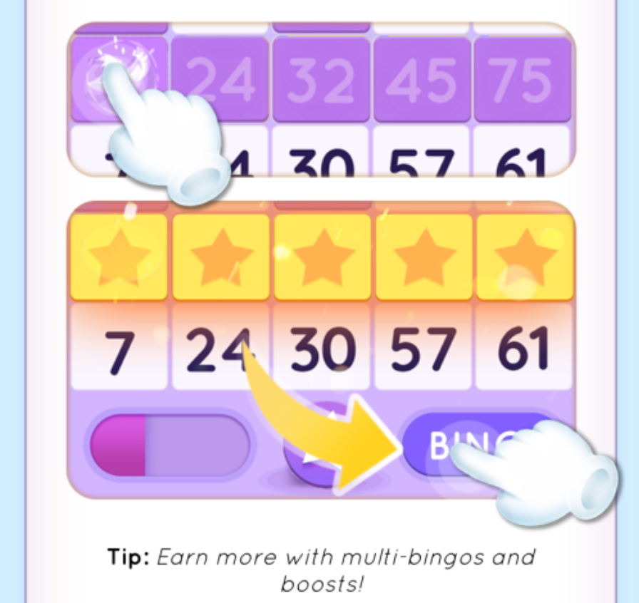 win cash playing bingo